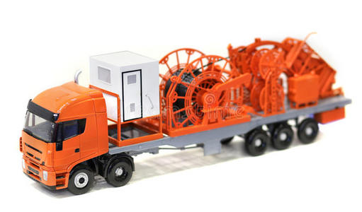 驱动 复制 商业 货运 车辆 规模 重的 分布 物流 车轮