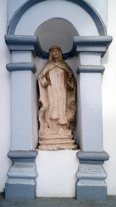 墨西哥 默塞德 玛丽 打电话 雕像 面对 墨西哥人