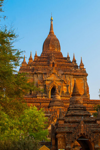缅甸巴甘古庙。 缅甸