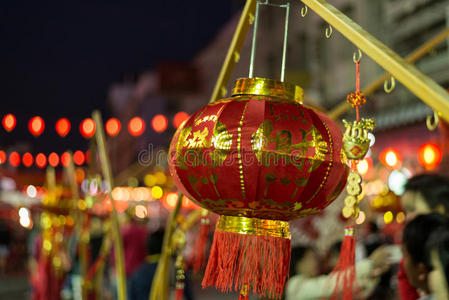 节日 颜色 中国人 繁荣 灯笼 幸运的 佛教徒 新的 瓷器