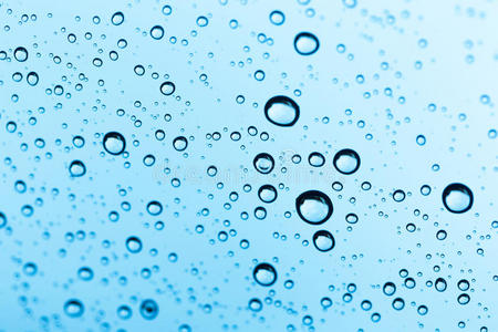 雨滴 气泡 自然 深的 海洋 暴风雨 汽车 特写镜头 液体