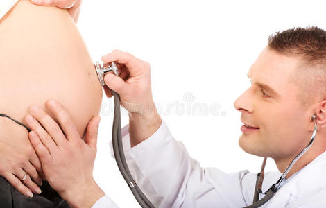 检查 医疗保健 医生 心跳 身体 健康 怀孕 特写镜头 期望