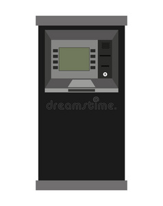 自动取款机隔离图标设计