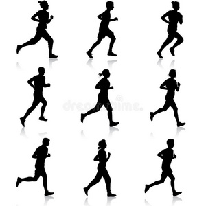 冠军 竞争 第一 慢跑 游戏 马拉松赛跑 道路 运行 人类