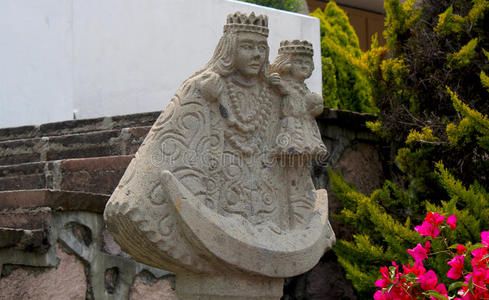 他的 儿子 运送 寺庙 雕塑 玛丽 耶稣 墨西哥