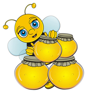 蜜蜂有很多蜂蜜