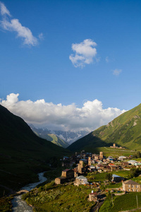 防守 联合国教科文组织 建筑 房子 小山 地标 乡村 格鲁吉亚