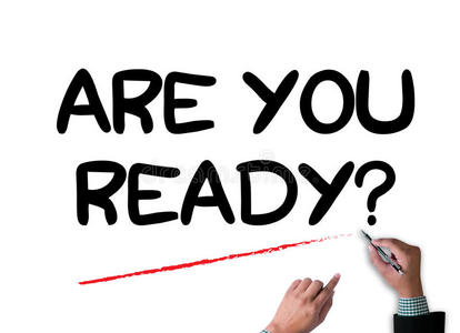 你准备好了吗插画