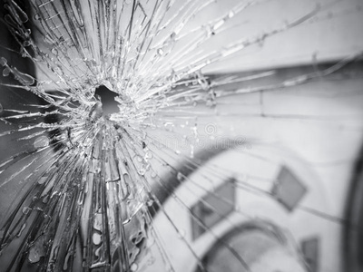 破碎的玻璃破碎的残骸表面纹理背景