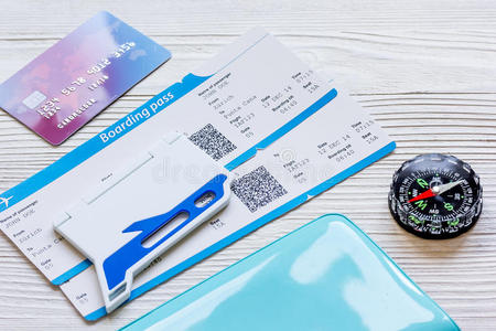 目的地 文件 护照 机场 航班 假日 特写镜头 桌子 飞机