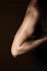 伸肌 男人 前臂 解剖 运动 运动员 医疗保健 权力 身体