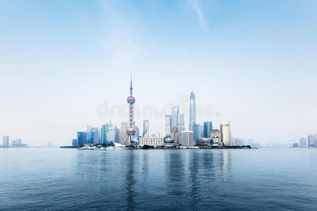 风景 浦东 堤岸 建筑 金融 中国人 市中心 瓷器 薄雾
