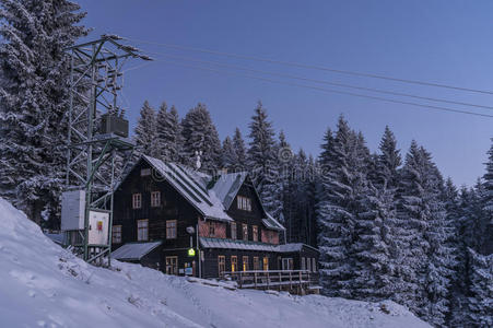 小山 美丽的 全景图 寒冷的 自然 新奥尔良 十二月 风景