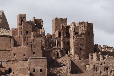 美丽的 要塞 城堡 摩洛哥 城市 乡村 风景 土地 非洲
