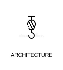 网页设计的架构图标或标志。
