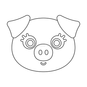 猪肉 艺术 插图 自然 农场 哺乳动物 偶像 农业 概述