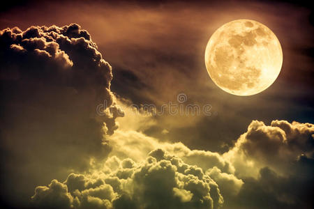 月亮 美女 云景 神秘的 自然 风景 假日 每晚 午夜 黄昏