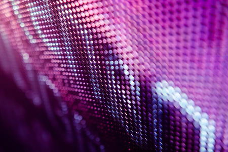 CloseUp LED blurred screen. LED soft focus background. abstract 