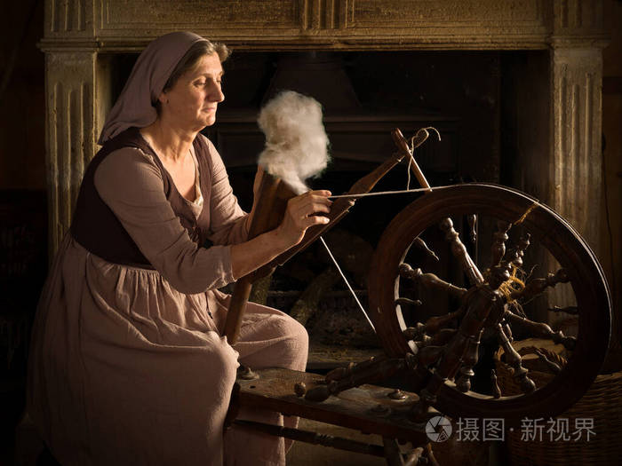 文艺复兴时期的纺织女肖像画