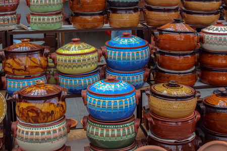 陶器 商店 旅行 旅游业 市场 黏土 工艺 文化 古老的