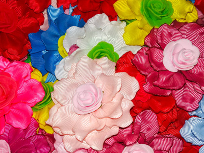 花的 工艺品 手工制作的 材料 织物 工艺 花束 开花 美女