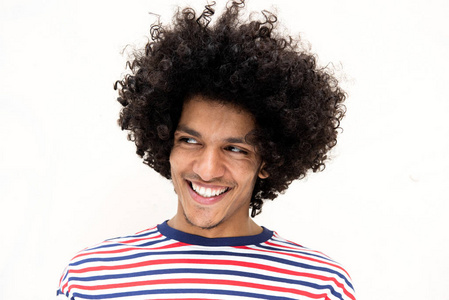 种族 面对 发型 幸福 离开 男人 流行的 肖像 头发 成人