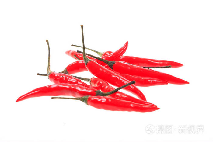 白底红辣椒