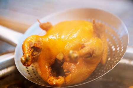 热的 蒸的 烹饪 饮食 亚洲 乳房 美食家 准备 特写镜头