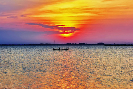 傍晚 地平线 渔夫 海滩 暮光 美女 天际线 夏天 太阳