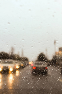 巴库公路雨天背景场景图片