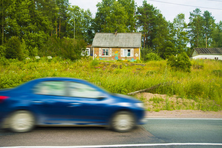 运输 风景 自然 国家 森林 欧洲 开车 古老的 院子 假日