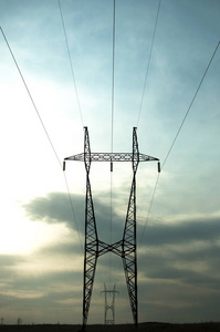 建设 建造 网格 高的 发电机 危险 分布 绝缘 金属 电缆