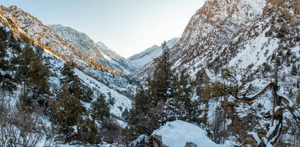 冬季全景山