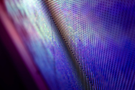 CloseUp LED blurred screen. LED soft focus background. abstract 