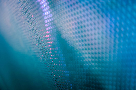 CloseUp LED blurred screen. LED soft focus background. abstract 