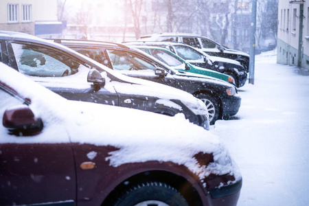 冻结 灾难 交通 自然 车辆 汽车 欧洲 极端 暴风雪 暴风雨