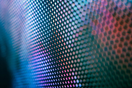 CloseUp LED blurred screen. LED soft focus background. abstract 