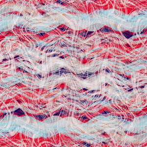 彩色的红色和蓝色波浪抽象背景