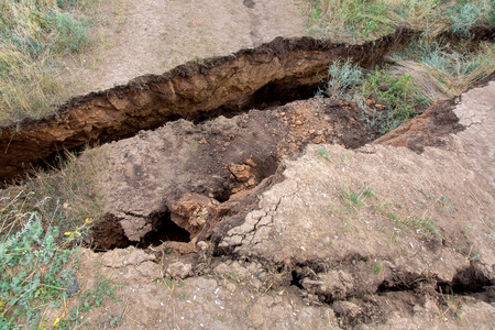 地震 损害 灾难 小山 救济 地面 滑动 黏土 环境 危险