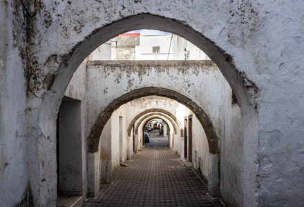 摩洛哥卡萨布兰卡的一个老街区图片