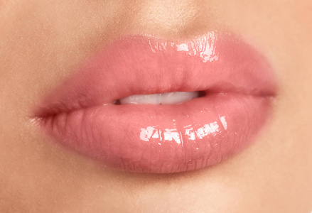 光泽 唇膏 嘴唇 健康 粉红色 魅力 产品 女人 制作 填料