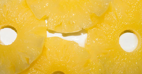 剥皮 饮食 菠萝 切碎 圆圈 食物 素食主义者 水果 甜点