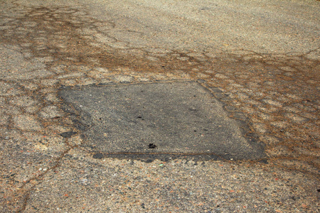 道路 反射 砾石 街道 修理 条件 公路 水坑 建设 危险
