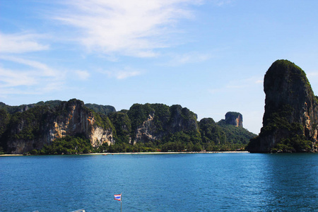 夏天 亚洲 风景 旅行 泰国 假日 泰语 海景 岩石 美女