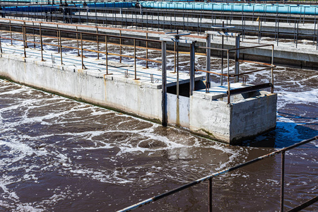 Treatment plant. City sewer. Environmental pollution. 