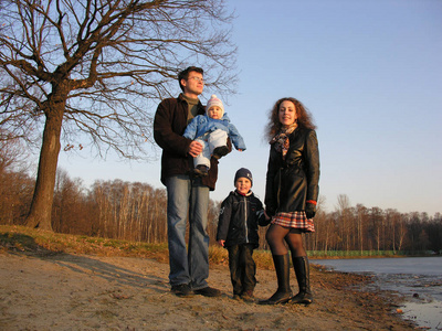 幸福 女儿 家庭 自然 父亲 白种人 在一起 小孩 男孩