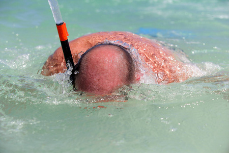 游泳 老年人 潜水员 暴跌 太阳 性格 沐浴