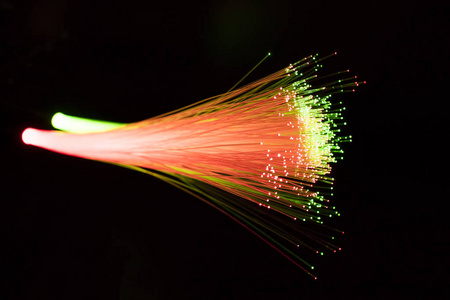 光纤网络电缆插画