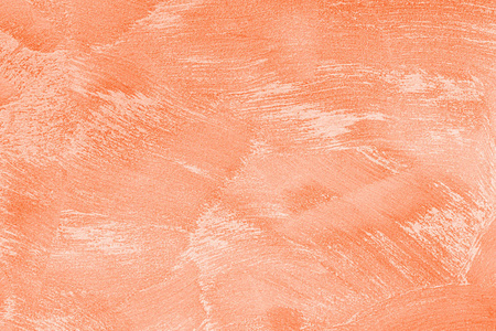 橙色装饰灰泥或混凝土的质地。抽象背景
