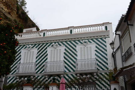 装饰物 古老的 传导 店面 隆达 电缆 阳台 西班牙 房屋